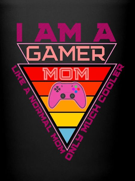 Gamer Mom Triangle arc-en-ciel