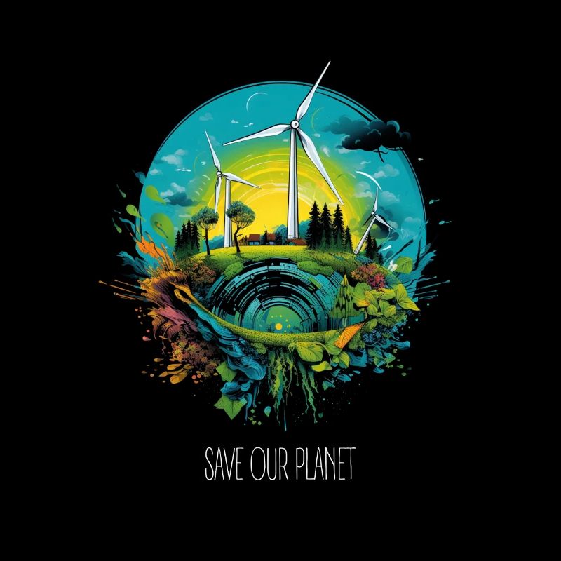 Sauvons notre planète - Protection de l’environnement Éoliennes