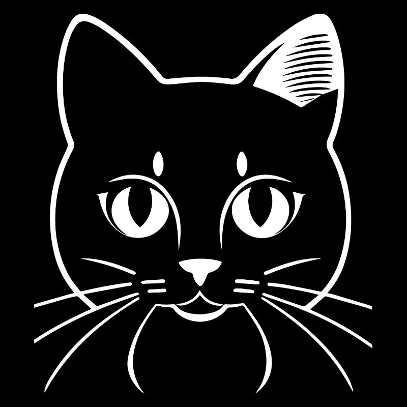 Drôle de chat Silhouette Cheeky Fun Cats