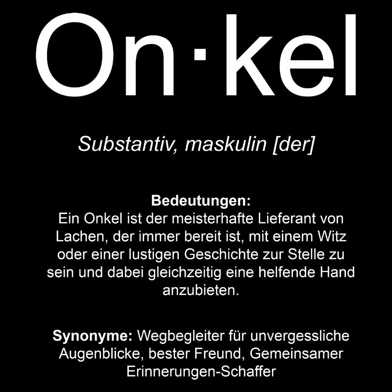 Definition Onkel Geschenk-Idee
