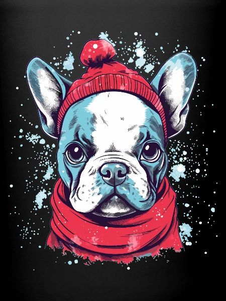 Noël du bouledogue français