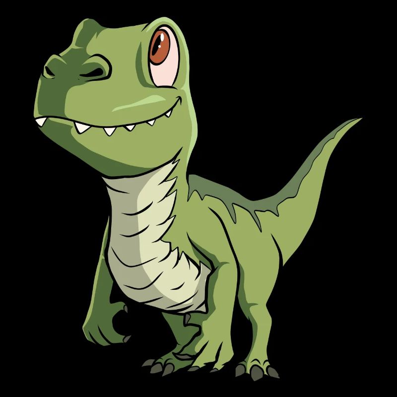 Dinosaure mignon de dessin animé