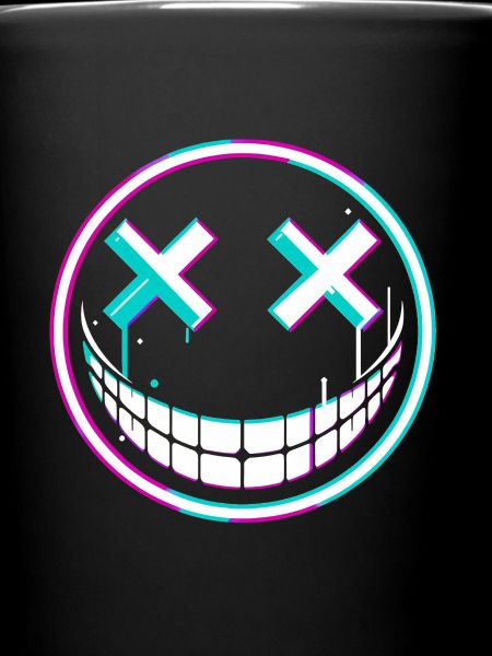 Sourire néon rétro