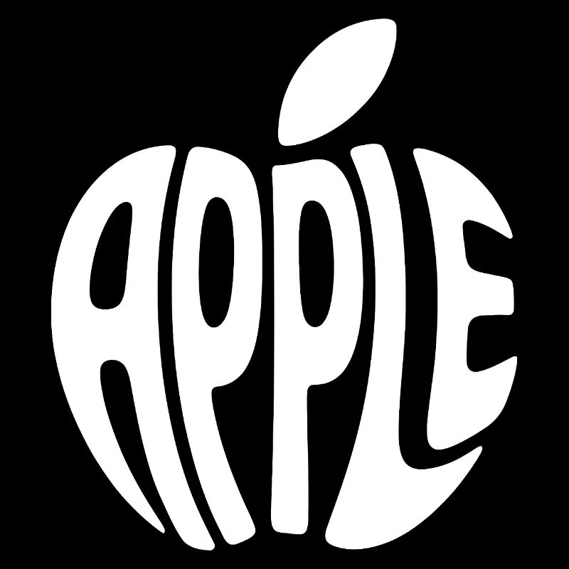Apple Fruit Word Art