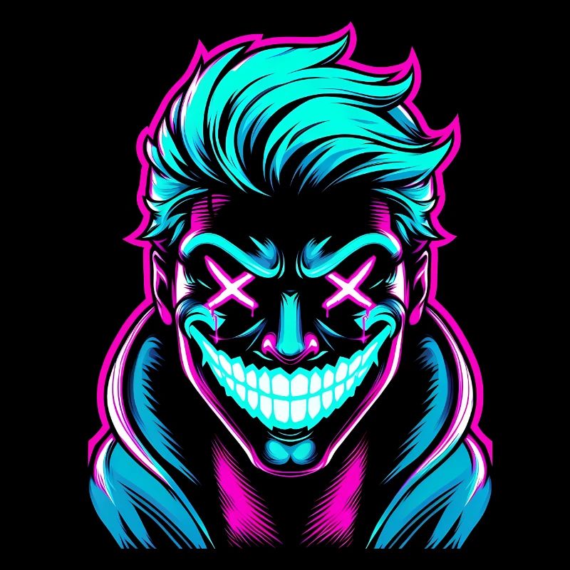 Crazy Guy Grinsen