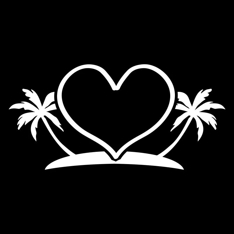 heart island palm tree