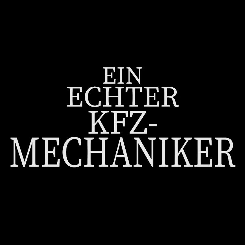 KFZ-Mechaniker Statement – Ehrliches Handwerksdesi