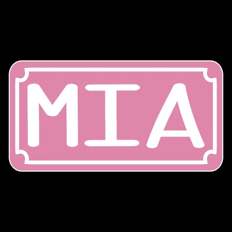 Namensgeschenk - VORNAME MIA MÄDCHENNAME