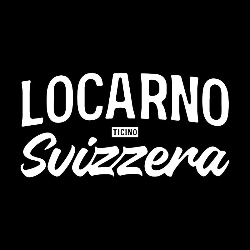 Lettrage suisse de Locarno