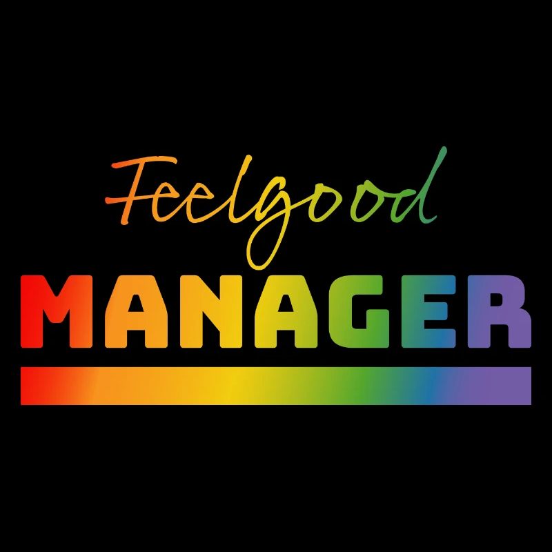 Tshirt Feelgood Manager arc-en-ciel