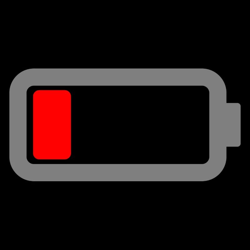 Batterie leer