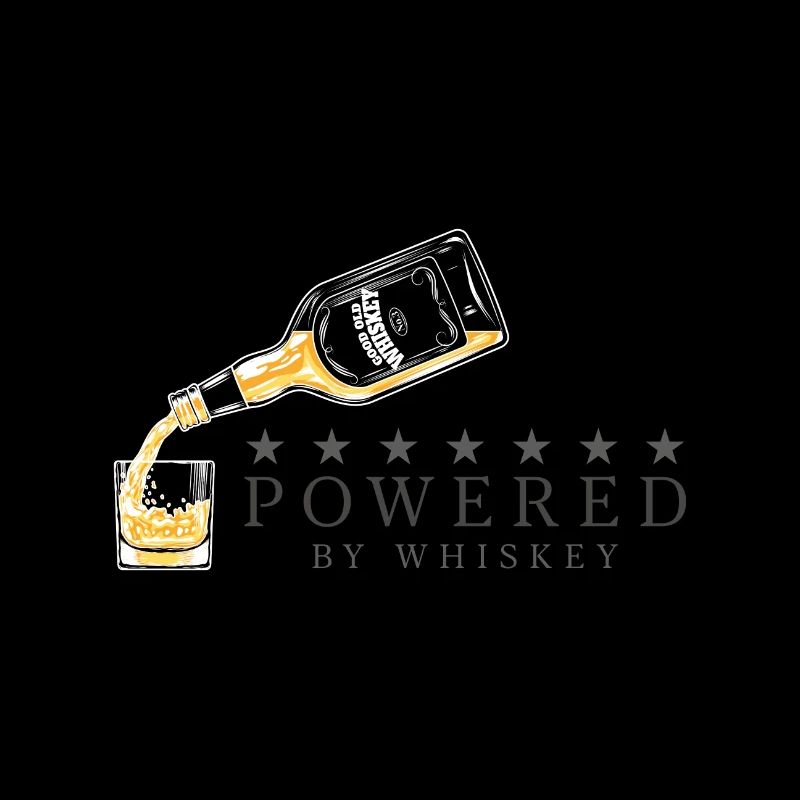 Powered by Whiskey Whisky Trinkspruch