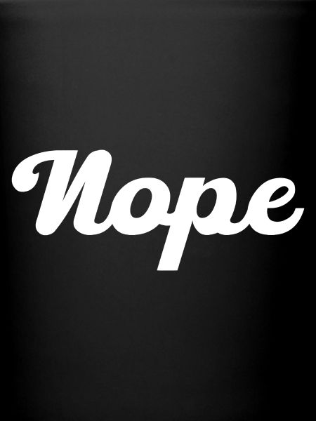 Non, pas