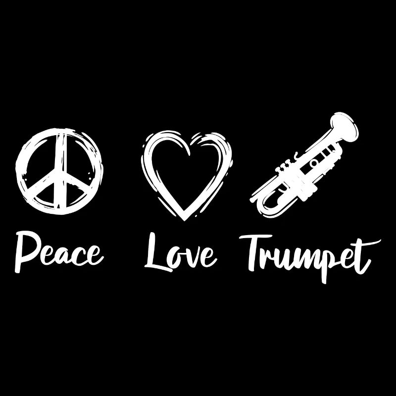 Trompette Paix Amour