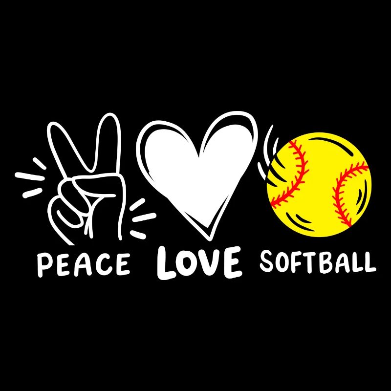 Softball-Spieler Softball