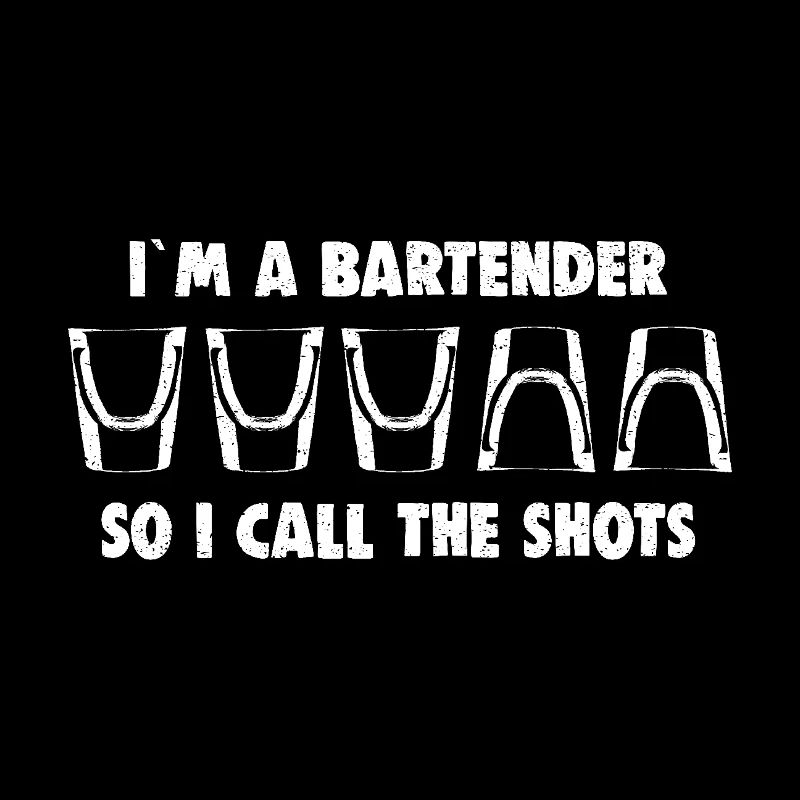 Bartender Barkeeper lockerer Spruch