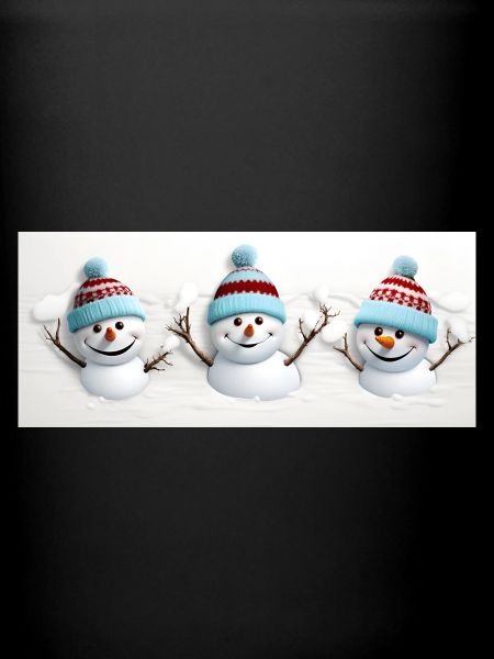 3 cute snowmen