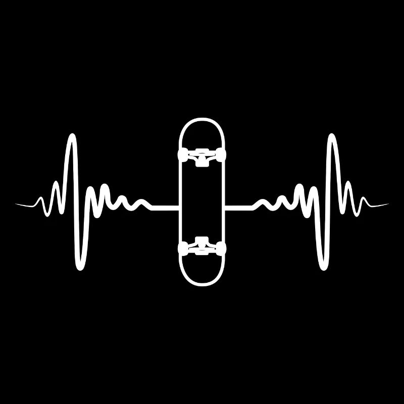 Skateboard Herzklopfen