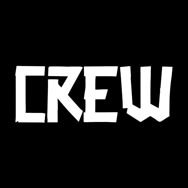 Crew Gaffer Small print White