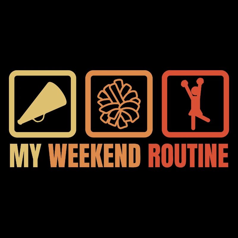 Cheerleaderin Wochenendroutine
