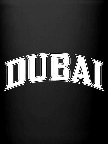 Lettrage de Dubaï dans l’arche