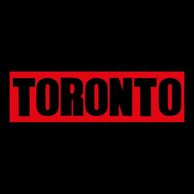 Toronto Bold Red Black Logo