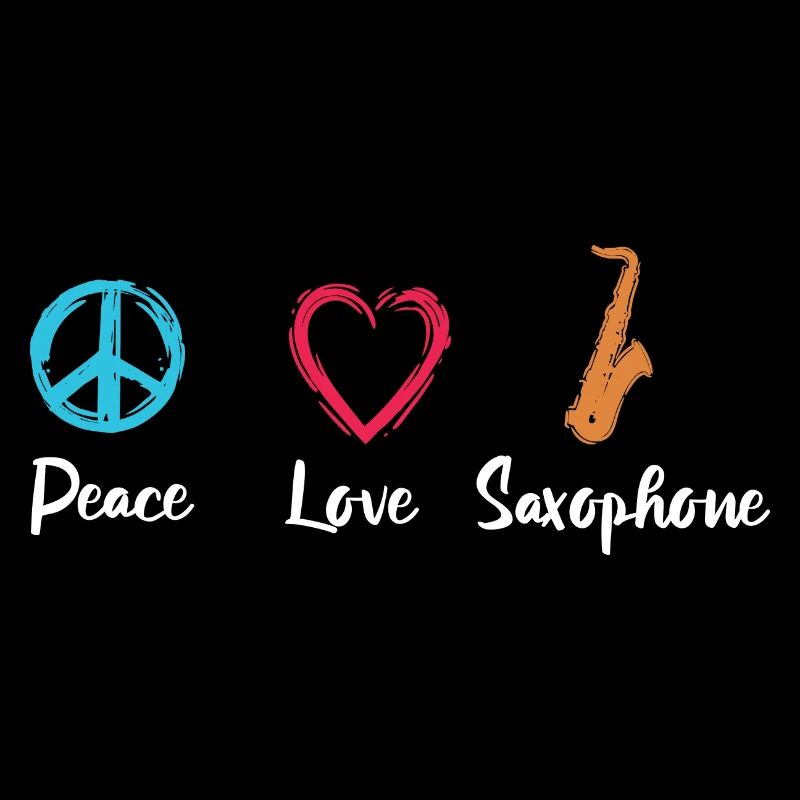 Frieden Liebe Saxophon