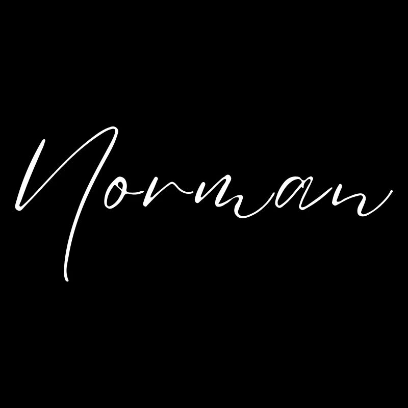 T-shirt avec le nom Norman pour hommes