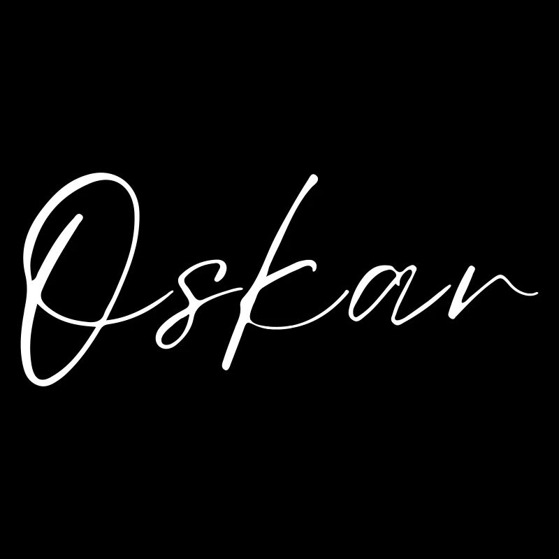 Oskar Name T-Shirt Gift for Men