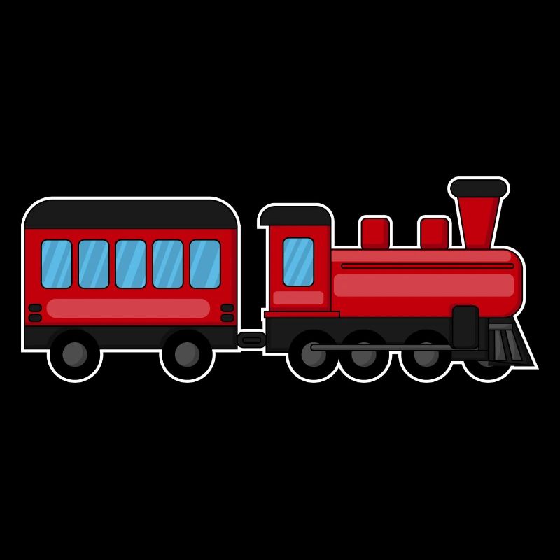 Eisenbahn, Zug, Dampflok