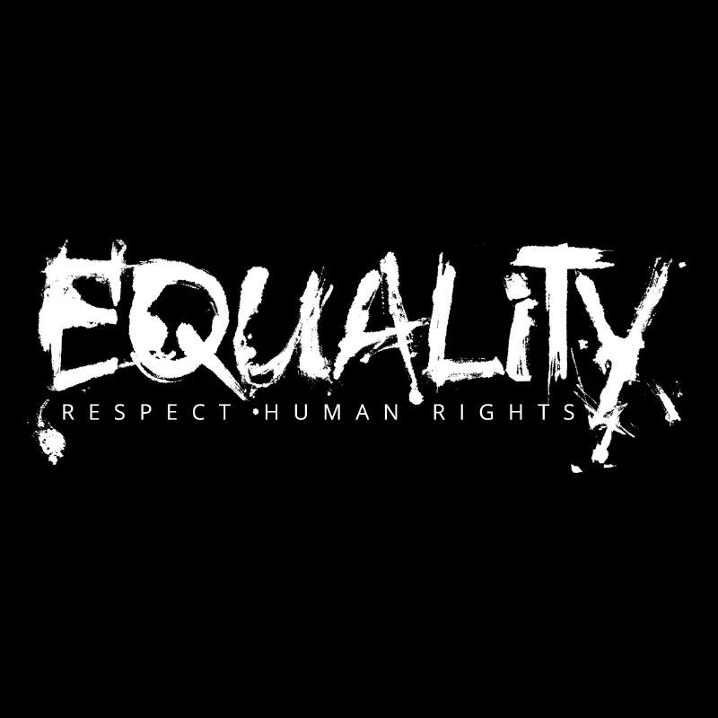 EQUALITY lettering