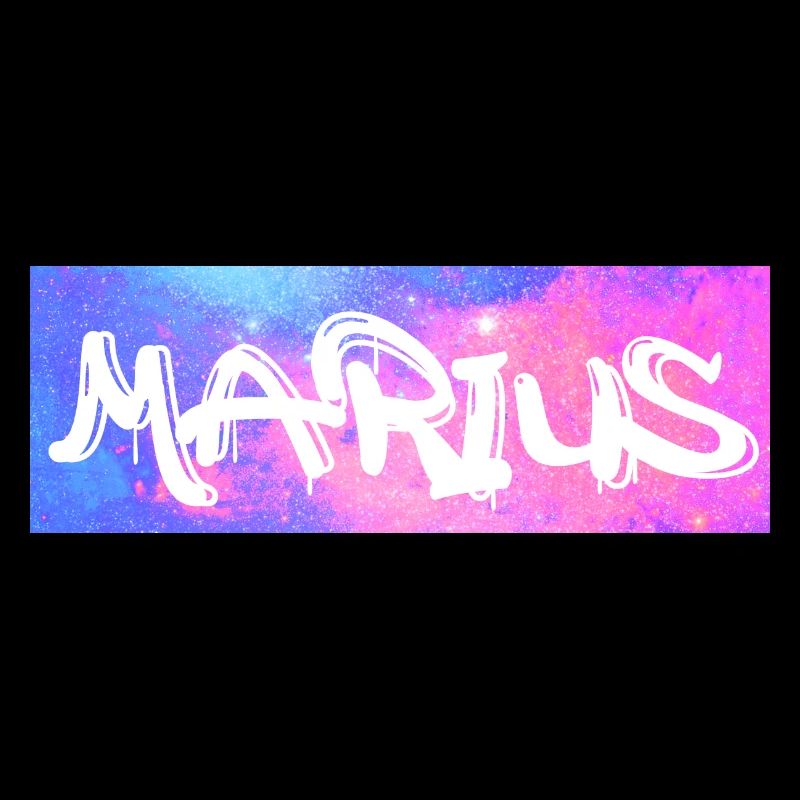 Marius Name Geschenk Geschenkidee Galaxie