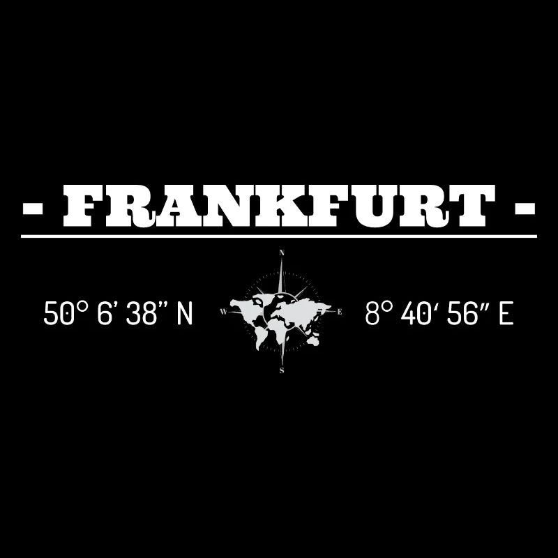 Coordinates Frankfurt am Main