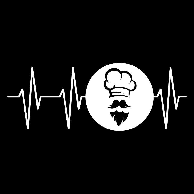 Heartbeat Bakery Baker Beard Pulse Master icon