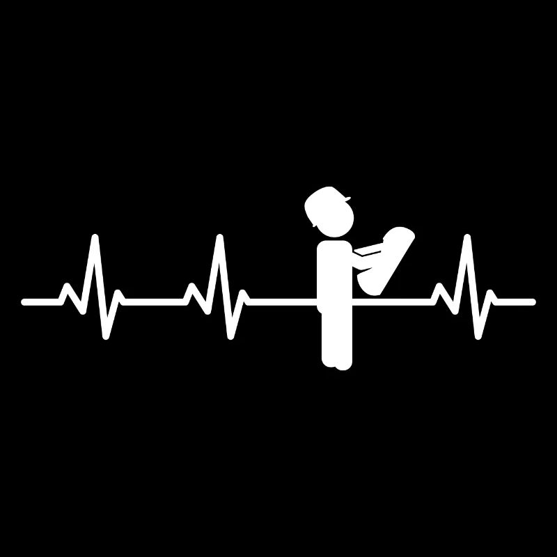 Architecte Stick Figure Heartbeat