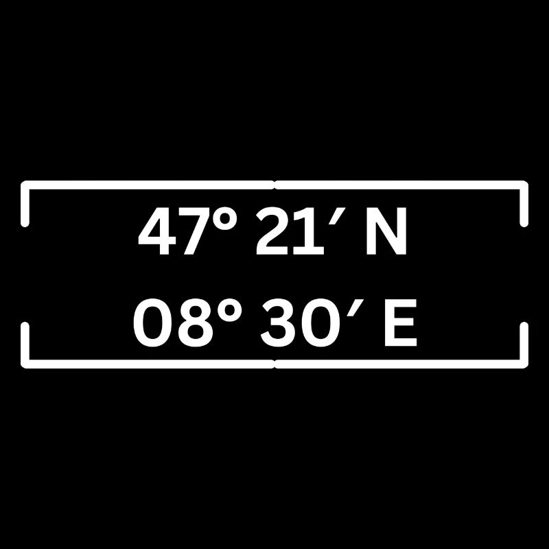 Coordinates Kreis 3 Zurich Minimalist