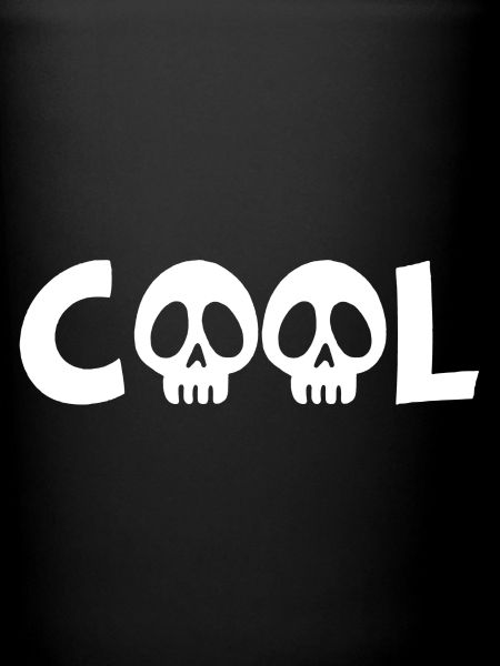 Crâne et cool (blanc)