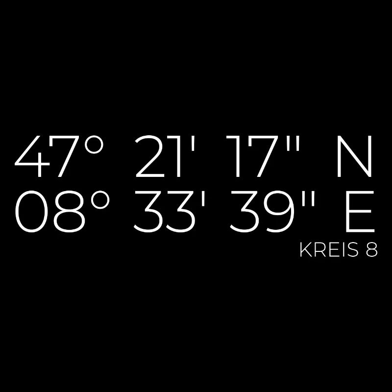 Coordinates District 8 Zurich