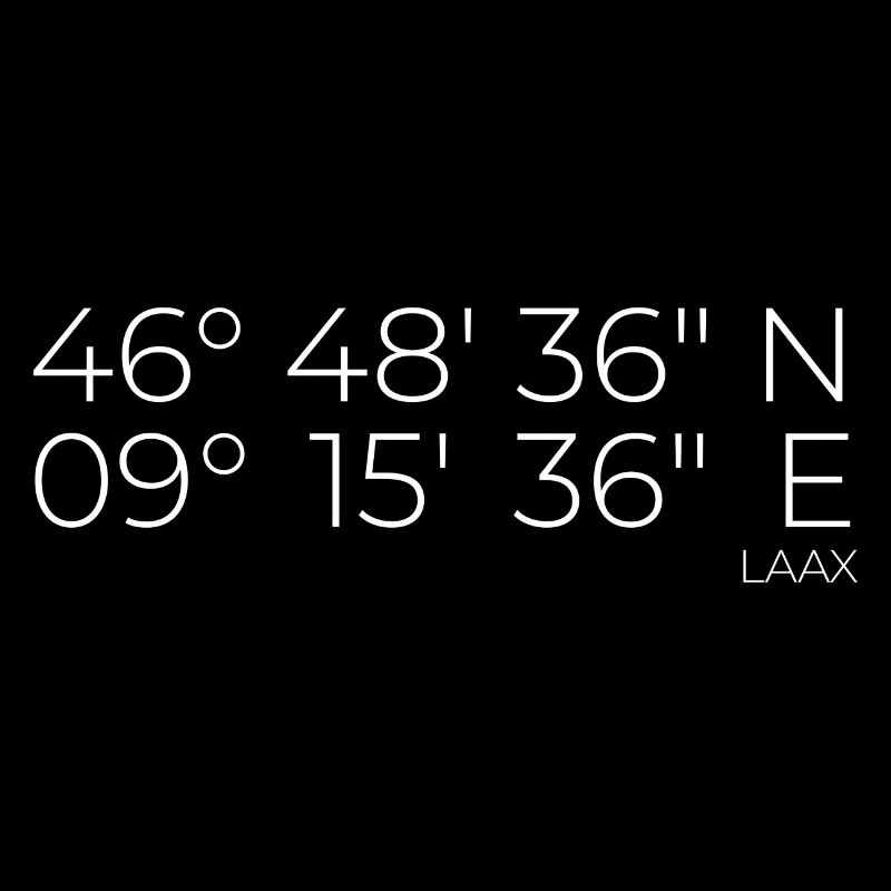 coordinates Laax Graubünden, Switzerland