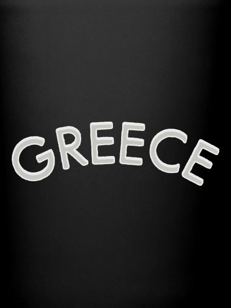 Greece Curve Font Design