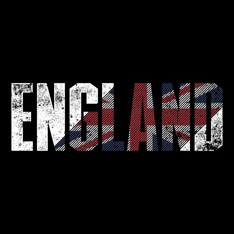 Angleterre Union Jack Typographie
