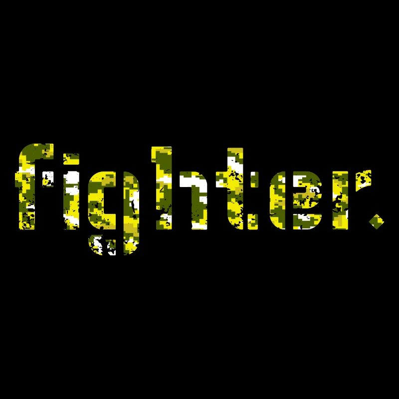 fighter. camouflage yellow