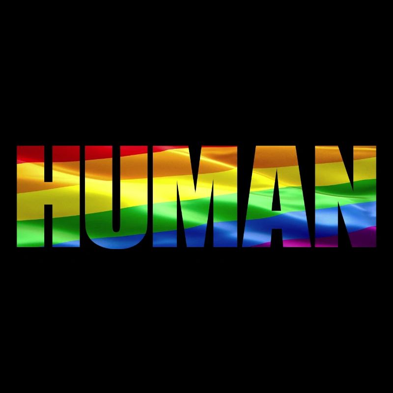 Drapeau LGBT HUMAIN