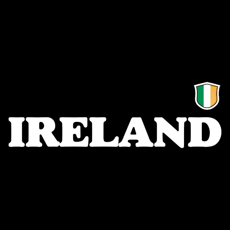 Bold Ireland Wordmark with Shield Crest