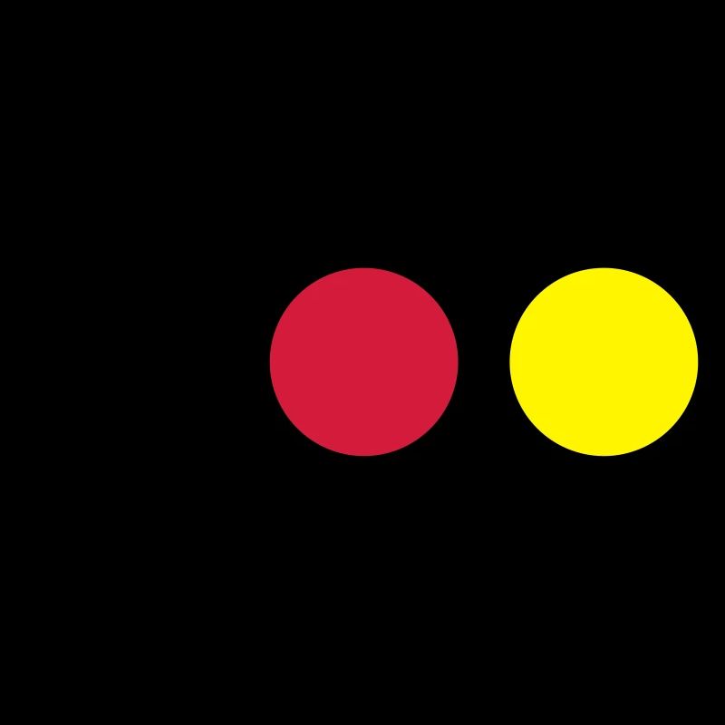 Points black, red and yellow