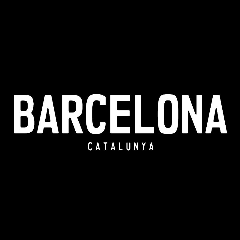 Barcelona Bold Typographic Emblem