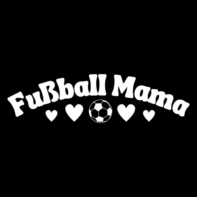 Fußball Mama Schriftzug