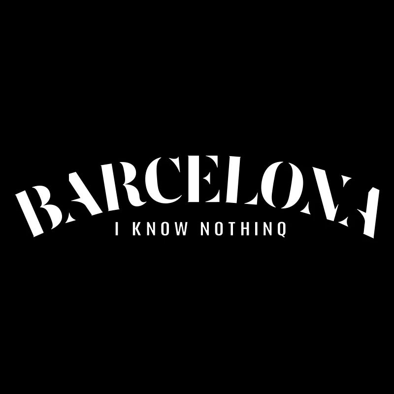 BARCELONE. JE NE SAIS RIEN !