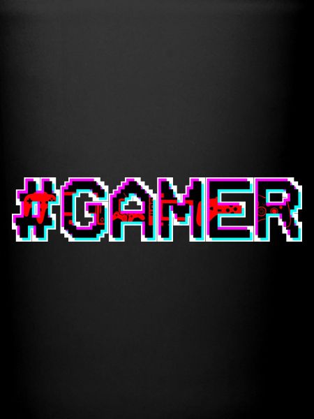 Pixel Neon Gamer Badge