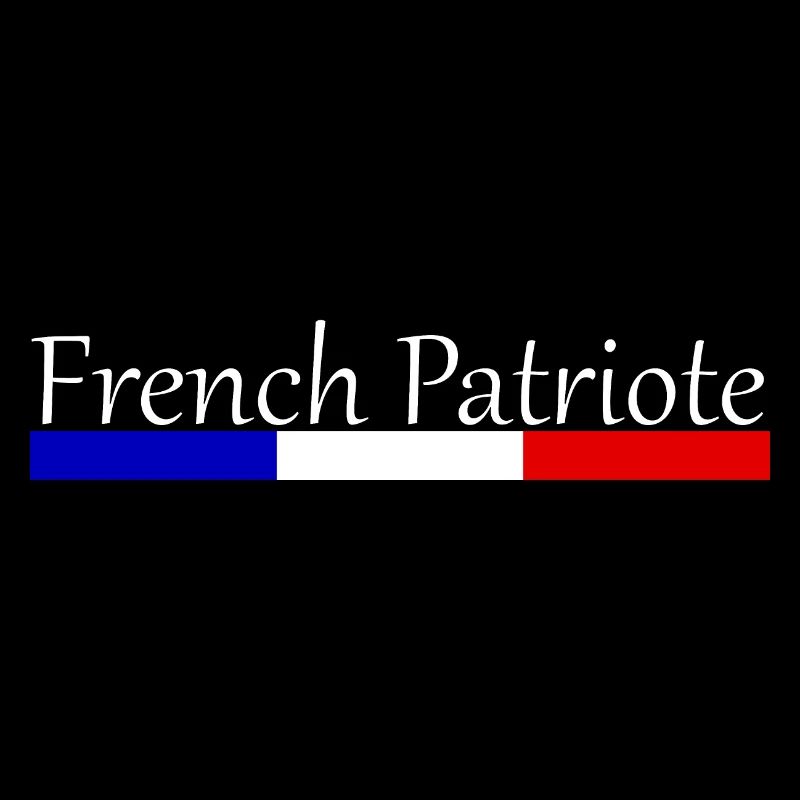 Patriote Français Typographie Bleu Blanc Rouge